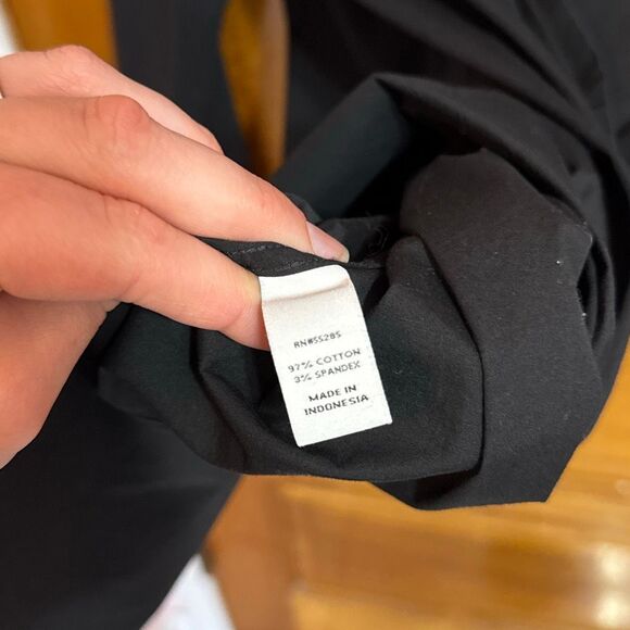 Express Modern Fit Black Button Down Shirt Men’s US Small 14-14.5 - Picture 4 of 5